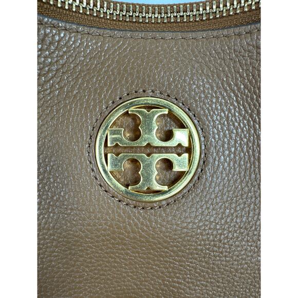 Tory Burch Carson Top Handle Hobo Bag, Brown, Ships Fast - Picture 3 of 14